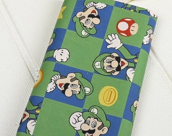 Super Mario Fabric Mario Luigi Fabric Japanese Anime Fabric Anime Cotton Fabric By The Half Yard