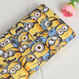 Minions Stoff Minions große Augen Stoff Anime Baumwollstoff Halbe Meter