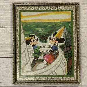 Brave Little Tailor Illustrated and Framed page from a Vintage 1962 Children&#39;s Book