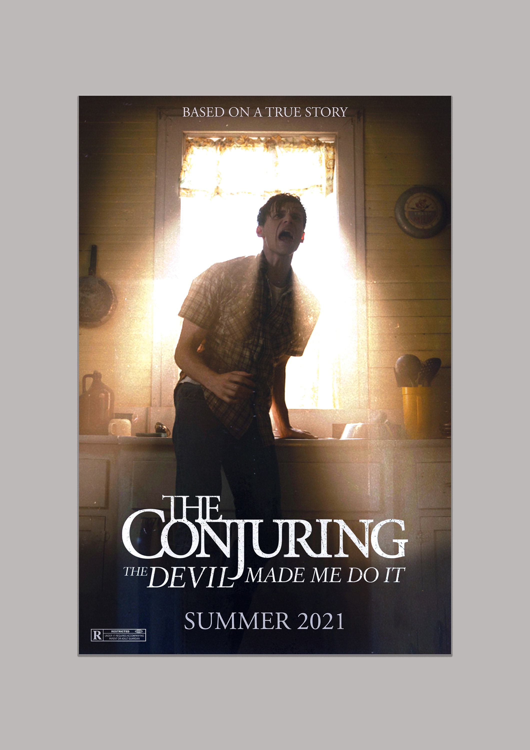 The Conjuring 3 Digital Horror Movie Poster 4 SIZES Etsy