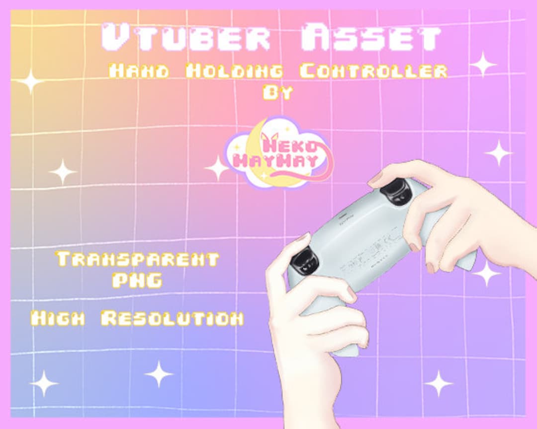 Vtuber Asset Hands on Controller Etsy