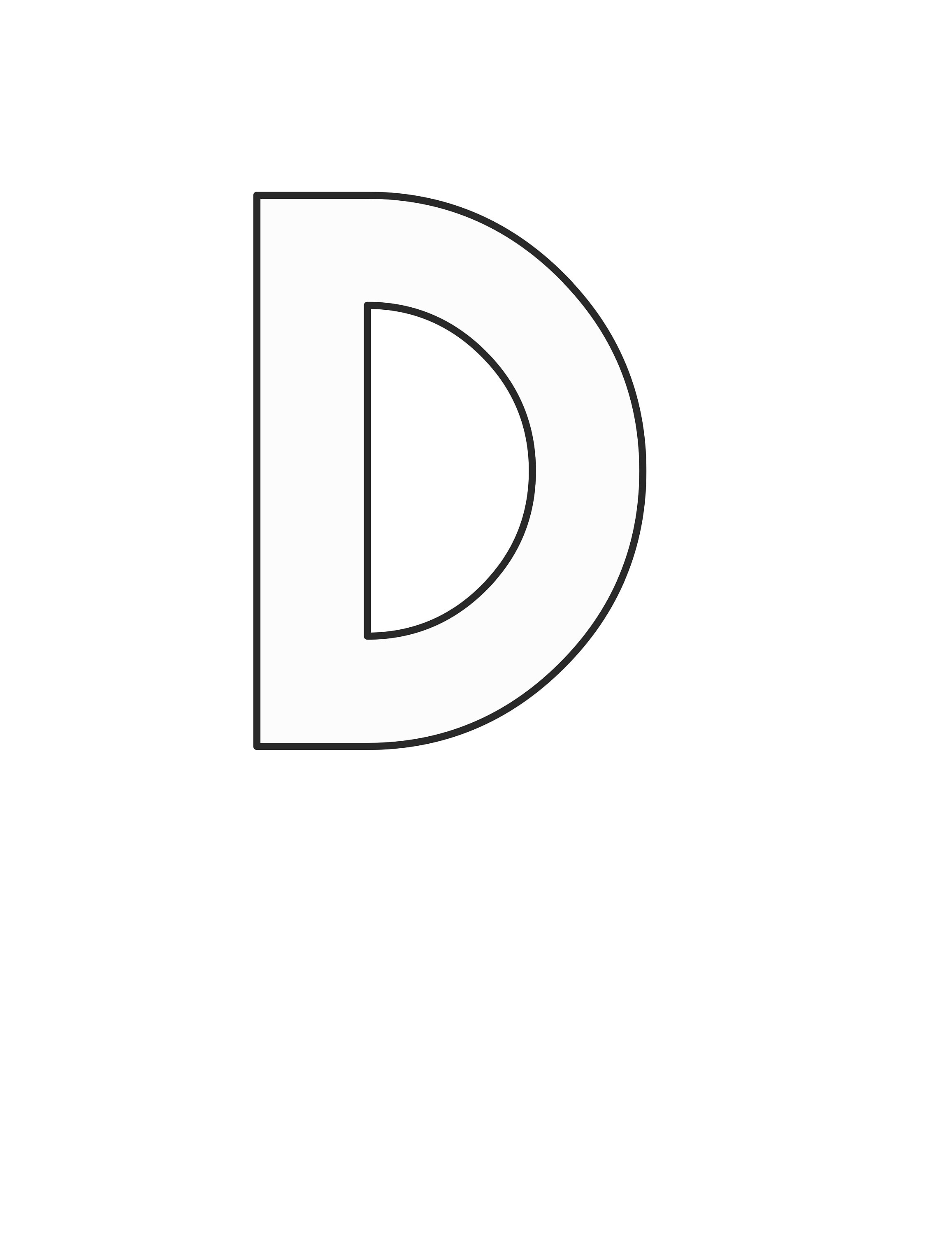 Printable Letters, Printable Alphabets, Uppercase Letters ABC PDF 27 ...