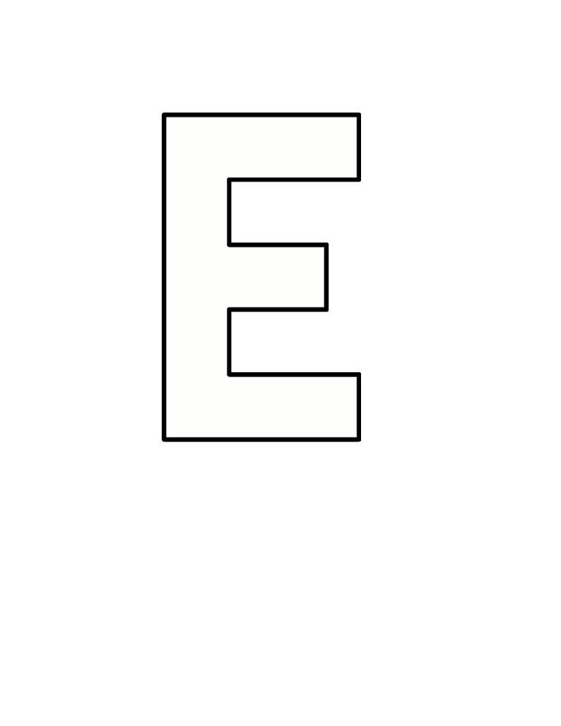 Printable Letters, Printable Alphabets, Uppercase Letters ABC PDF 27 ...