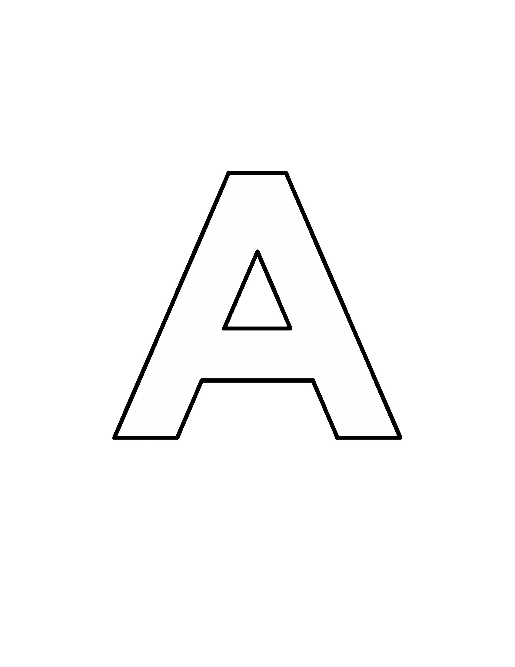 Printable Alphabet Cards. Simple Letter Flash Cards. ABC Minimalist