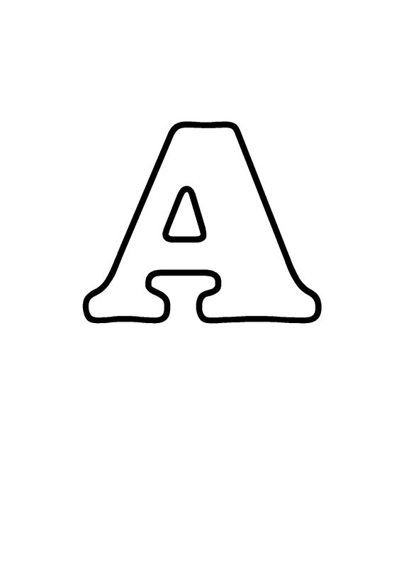 Printable Alphabets Printable Letters Numbers Uppercase - Etsy