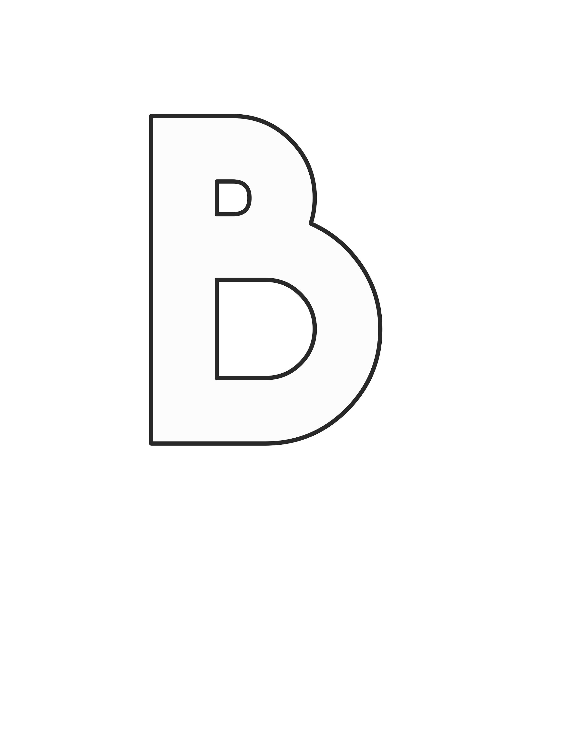 Printable Letters, Printable Alphabets, Uppercase Letters ABC PDF 27 ...