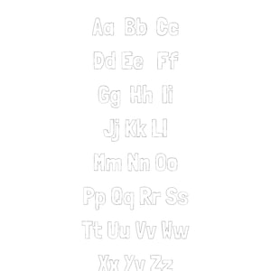 Printable Alphabet. Printable Uppercase &amp; Lowercase Letters and Number ...