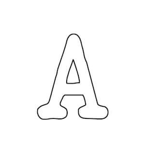 Letras Imprimibles, Alfabetos Imprimibles, Letras Mayúsculas ABC PDF 38 páginas con cada letra y una con todas las letras