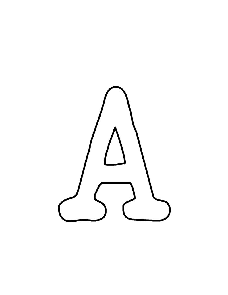 Printable Letters, Printable Alphabets, Uppercase Letters ABC PDF 38 ...