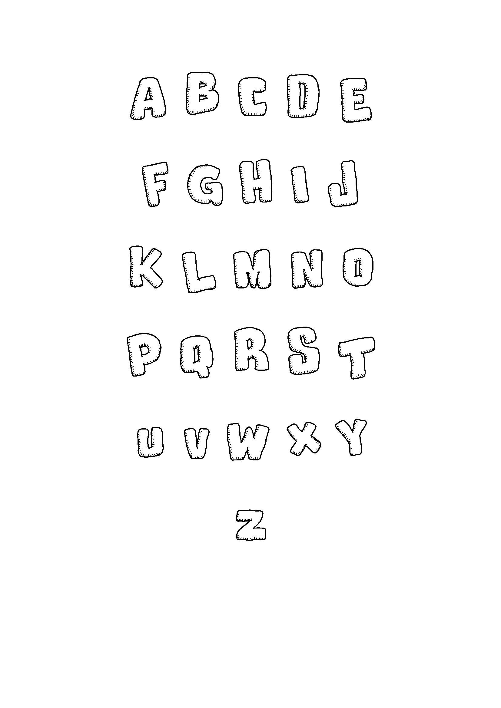 ABC Uppercase Letters PDF 27 Pages With Each Letter and One With All