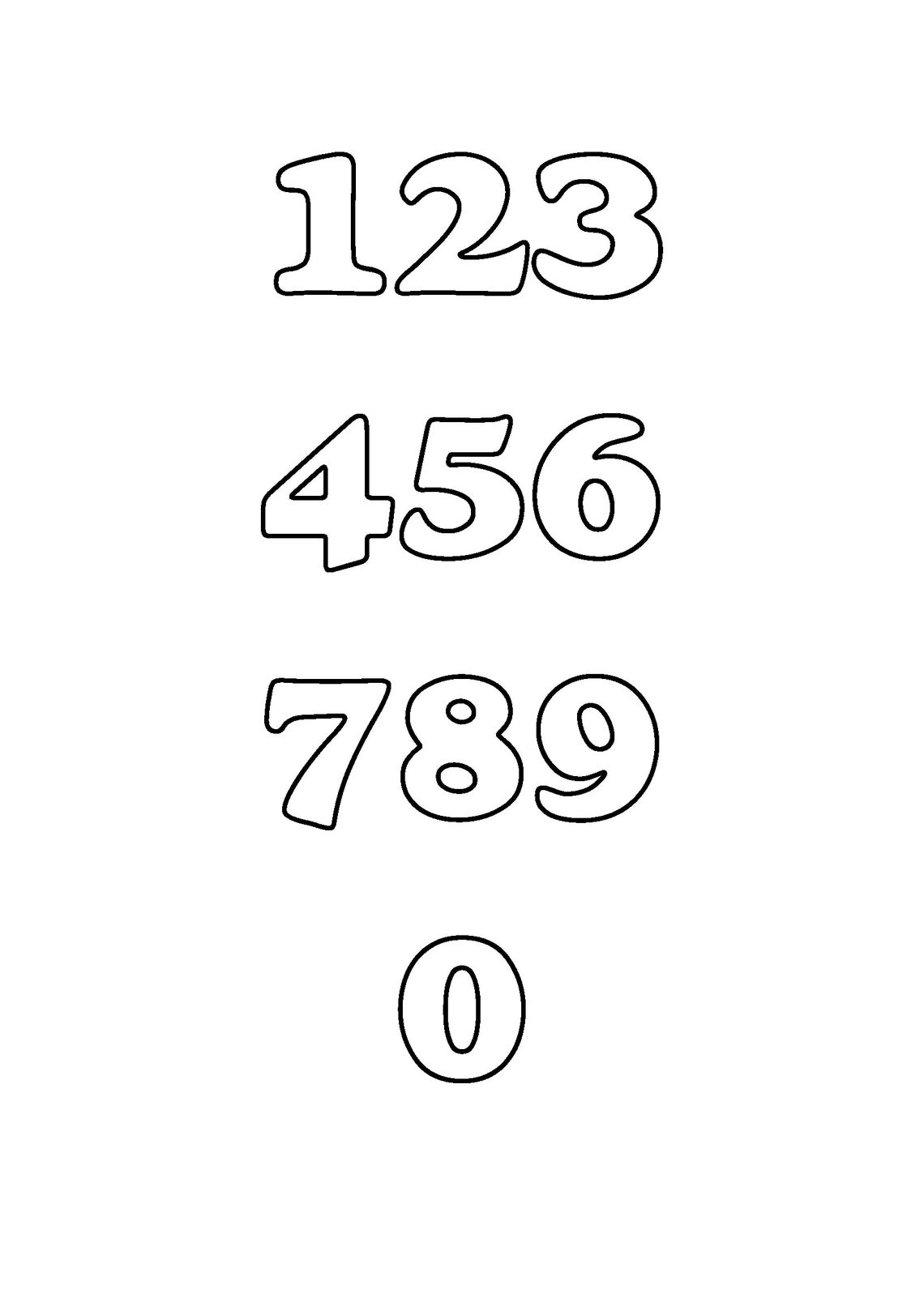 Printable Alphabets Printable Letters, Numbers Uppercase Letters ABC 123 PDF With Each Letter ...