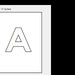 Printable Alphabet Cards. Simple Letter Flash Cards. ABC Minimalist Downloadable Pdf. - Etsy