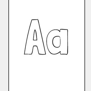 Printable Alphabet. Printable Uppercase & Lowercase Letters and Number ...