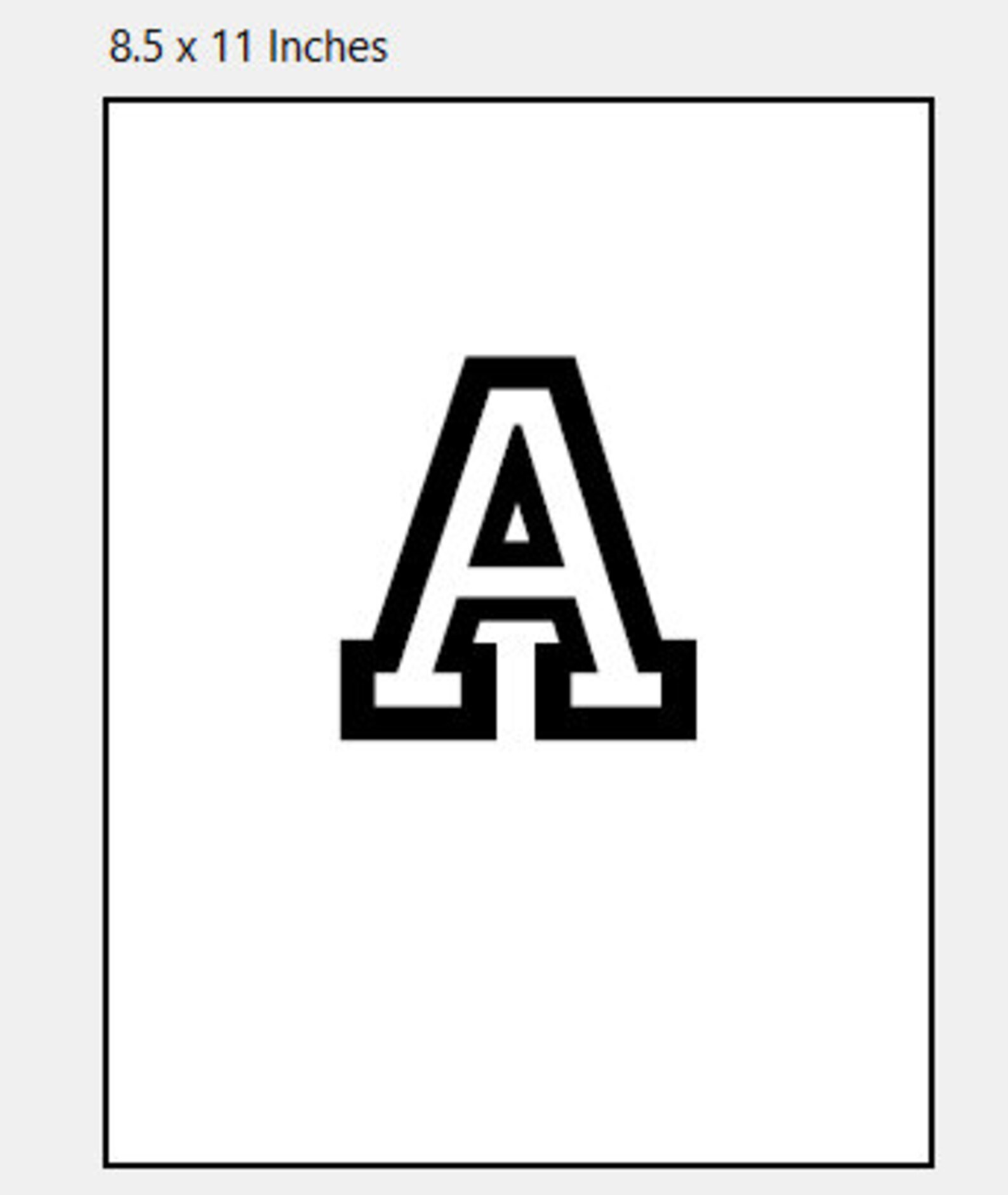 Printable Letters, Printable Alphabets, Uppercase Letters ABC PDF 27 ...
