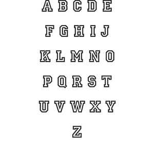Printable Letters, Printable Alphabets, Uppercase Letters ABC PDF 27 ...