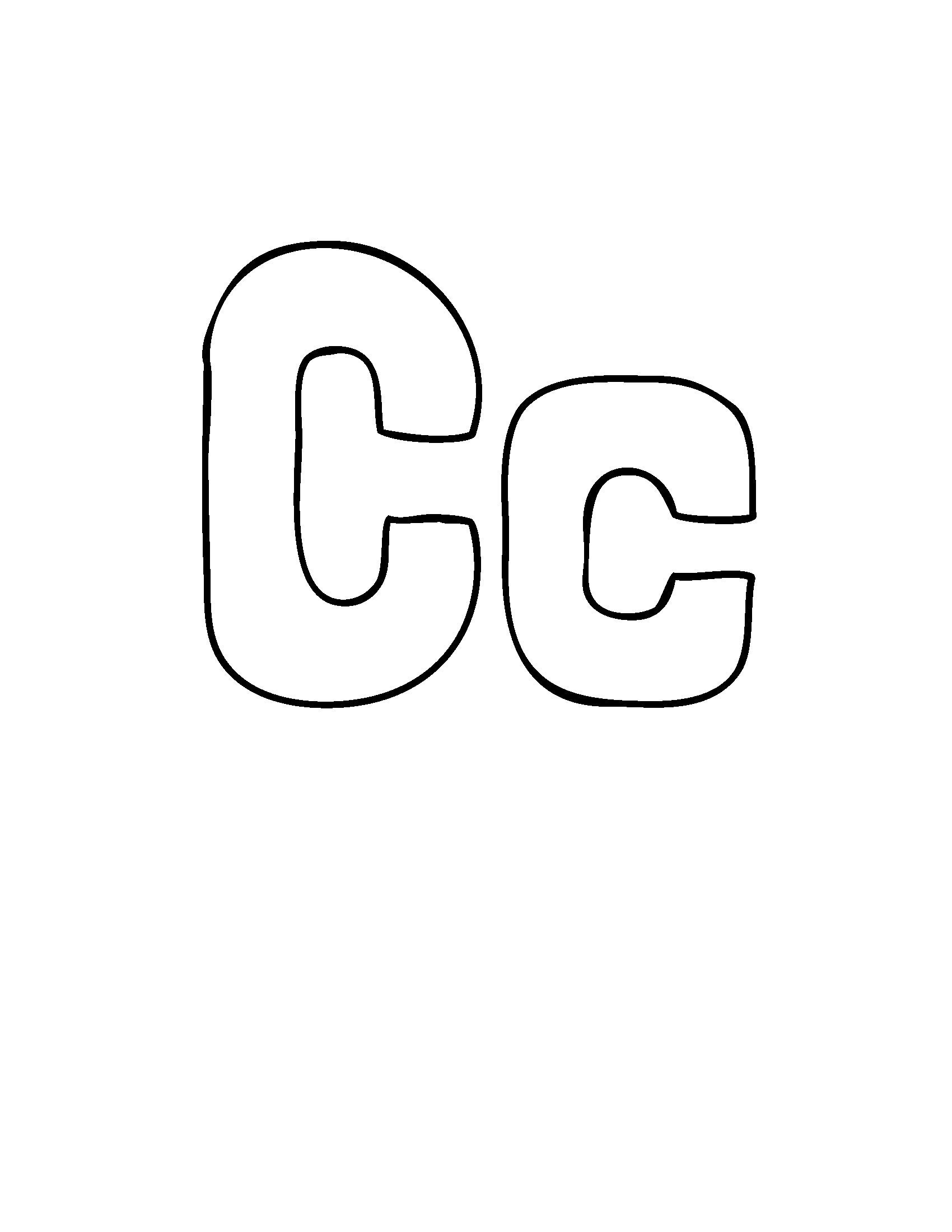 Printable Alphabet. Printable Uppercase &amp; Lowercase Letters and Number ...