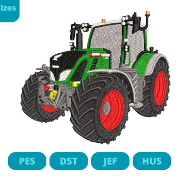 Fendt tractor embroidery design