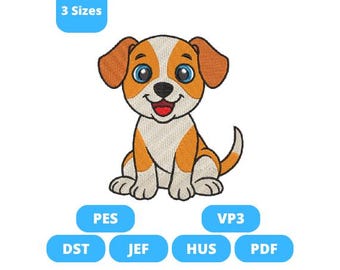 Dog embroidery design
