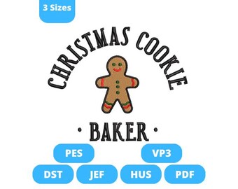 Christmas Cookie Couple 'Baker'