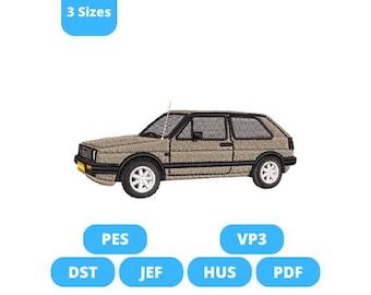 Car embroidery design