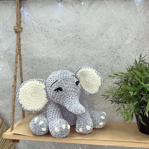 Peluche Crochet éléphant