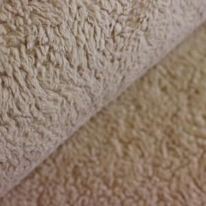 Teddy fabric -brown- organic cotton plush cuddly OekoTex ® from 0.25 cm