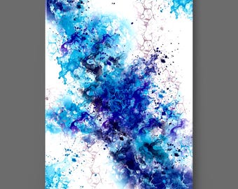 Original Alcohol ink digital abstract digital download, digital art print, digital download,  art print, large painting, instant download
