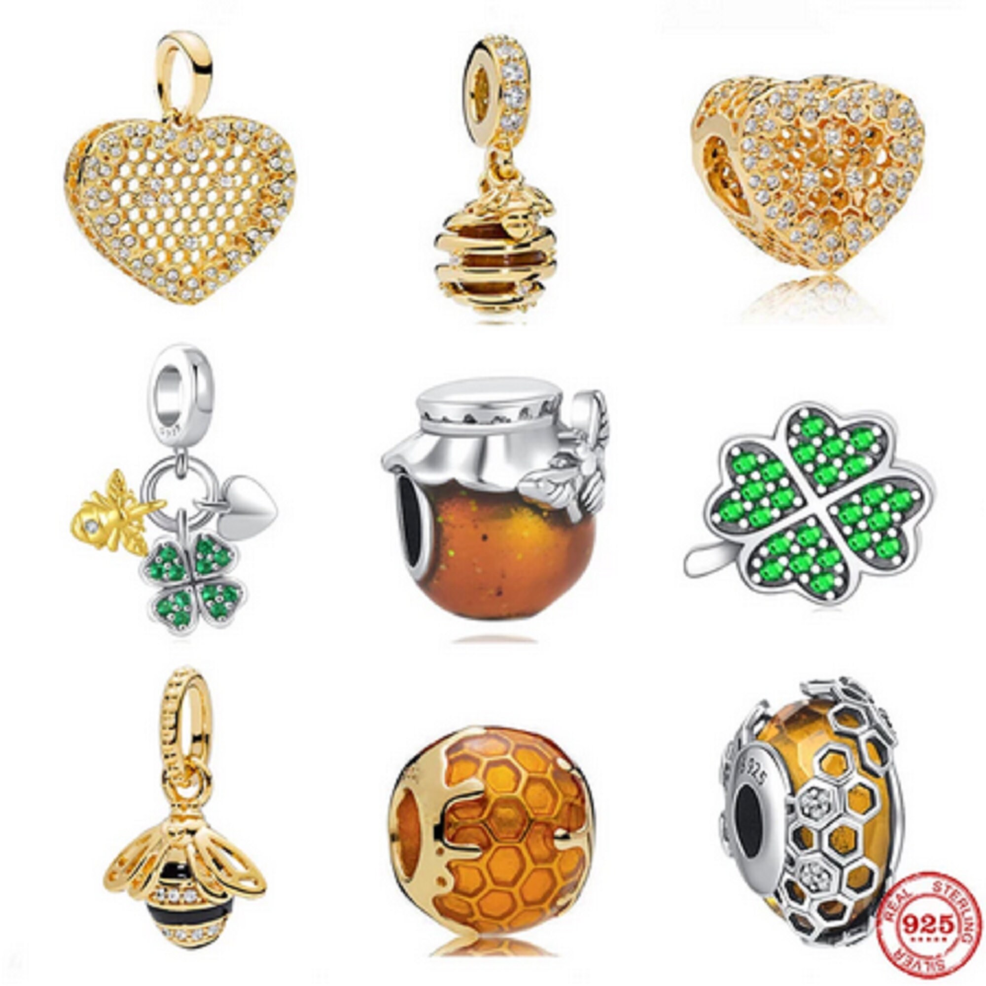 Pandora clearance honeycomb earrings