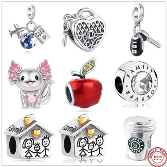 50-Pcs. Silver Pig Cute Animal Charms Pendants Ear Drops Q1187 - Jewelry  Making DIY Crafting Charm Beads for Bracelets