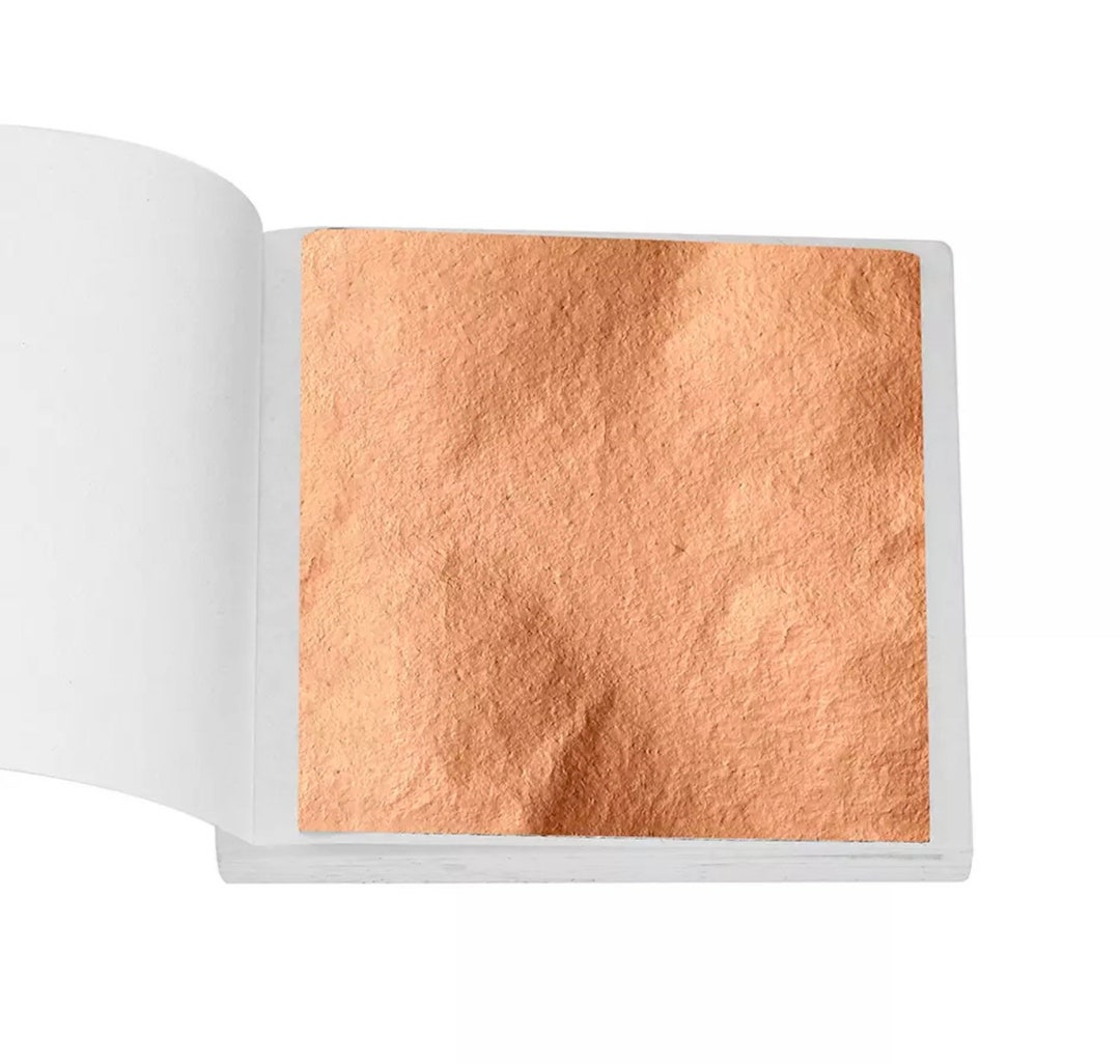Rose Gold Leaf Sheets X 10 8cm X 8cm Rose Gold Foil Etsy Australia