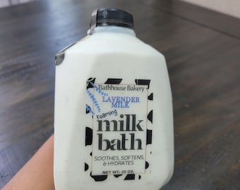 Handcrafted Milk Bath Soak | Oatmeal, Honey, Lavender