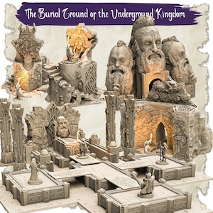 Zwergen Gräber | Zwergenreich | 3D Druck | DND | Tabletop Kriegsspiele