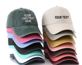 Custom Embroidered Hats, Personalized Dad Hat, Custom Text Hat, Mama Hats, Bachelor Trip Hat, Two Tone Baseball Cap, Christmas Gift