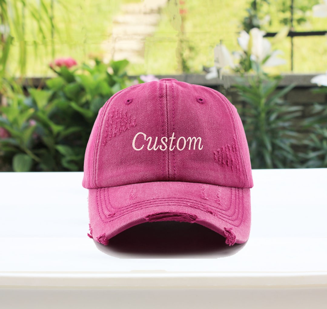 Custom Embroidered Hat , Embroidery Logo Baseball Hat , Personalized