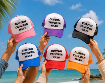 Customizable Trucker Hat: Fun Bachelorette Party, Girls Trip Cap