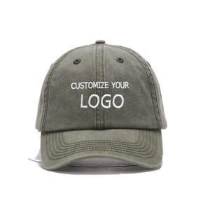 Personalisierter Hut, Individuell gestickter Hut, Besticktes Cap-Logo, Personalisiertes Geschenk, Bestickter Logo-Hut, Bestickter Cap mit Namen und Logo