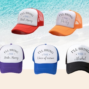 I&#39;ll Bring the Hats Trucker Hat Fun Gift for Birthday Party Girls Trip Weekend Vacation Bachelorette Party Cap Girls Night Out Hats,Baseball
