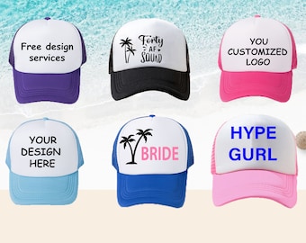 Custom Trucker Hats,Unbeatable Quality and Price, Logos ,Pictures,Baseball Cap,40 AF Squad Crew 40th Birthday Hats,Vacation and Birthday