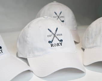 Embroidered Golf Clubs Dad Hat,Custom golf hats,men's golf hat,best golf hat,personalized golf gift,golf hat,gift for golfer,custom golf hat