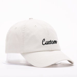 Embroidered Hat Personalized Dad Cap Embroidery Logo baseball hat Bachelorette hats Custom caps Sorority hat Unisex Baseball Cap