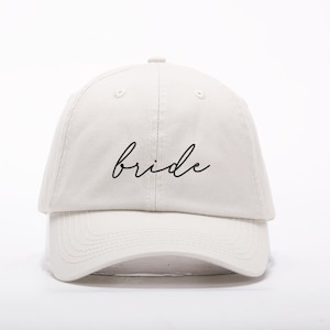 Bride Adjustable Hat for Bachelorette Party, White Bride Hat Gift, Bachelorette Party Gifts, Bridesmaid and Bride Matching Hats, Wifey Hat