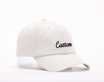 Custom Embroidered Cotton Dad Hat: Personalized Vintage Cap