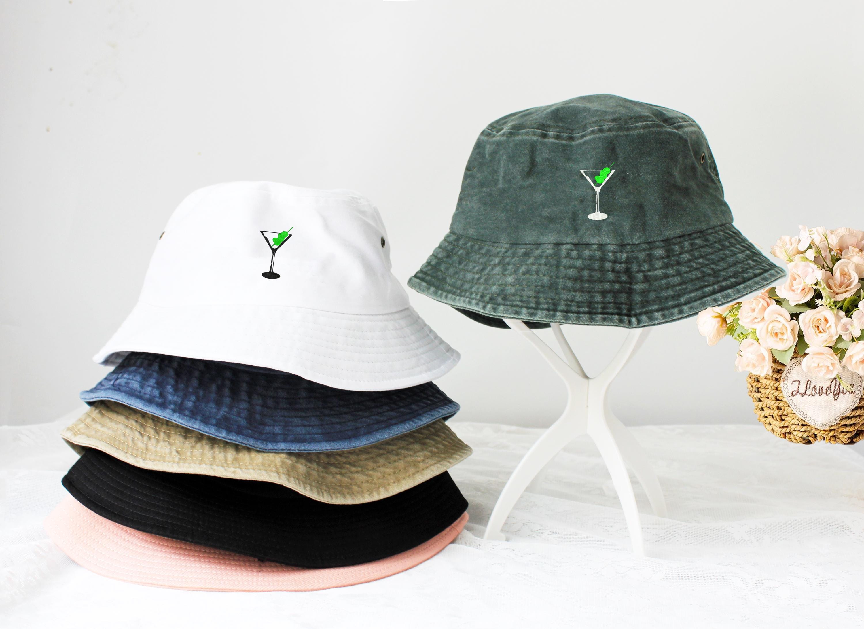 Martini Embroidered Baseball Cap: Extra Dirty Olive Martini  display picture 2