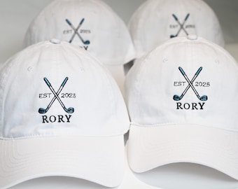 Embroidered Golf Clubs Dad Hat,Custom golf hats,custom golf hat,best golf hat,personalized golf gift,golf hat,custom golf hat