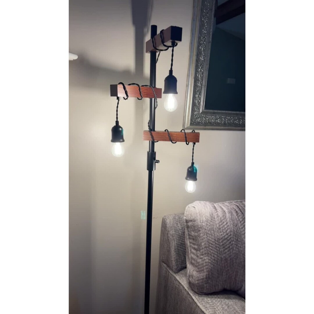 Handmade Floor Lamp Rustic Floor Lamp Unique Floor Lamp Classic for