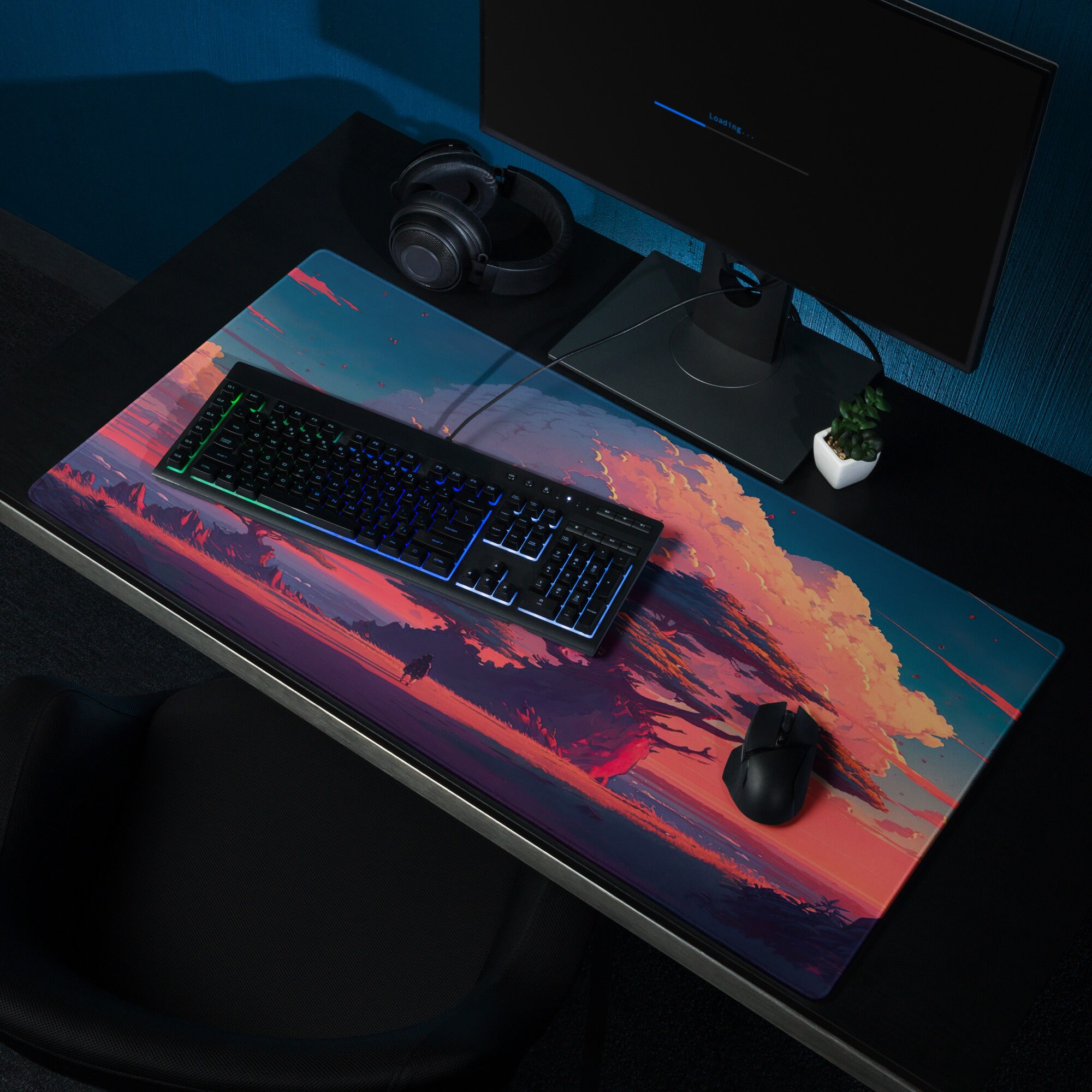 Desk Mat Anime, Cute Deskmat, Gaming Desk Mat