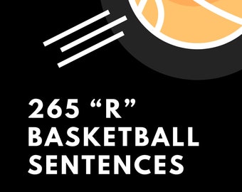 265 "R" Basketball Sentences!!! Includes Vocalic R, Consonant R, and R Blends