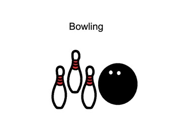 Life Skills: Bowling Lesson for Functional Life Skills - Slide-to-Slide stop-motion-like "Animation" (PPT)