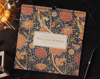 William Morris - Honeysuckle, Wall Planner, Victorian Pattern, Semi-Glossy Paper