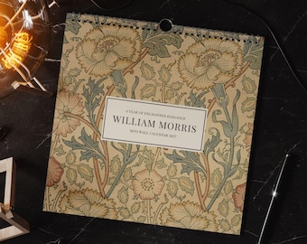 William Morris - Cray, Wall Planner, Victorian Pattern, Semi-Glossy Paper